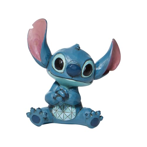 Enesco Jim Shore Disney Traditions Stitch Mini Figurine 3875in H Blue