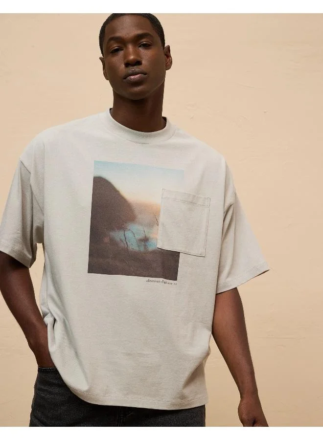 امريكان ايجل Graphic Crew Neck T-Shirt