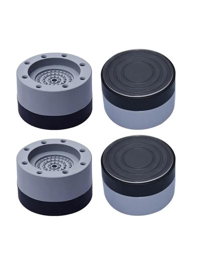 CANVAS CANVAS Washing Machine Stand, Anti Vibration Pads for Washing Machine, Washing Machine Vibration Pads, Shock Absorber for Washing Machine (4 Pieces) (Round Washing Machine Stand)  - Image 2