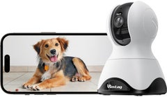 Vimtag FI-362C 4MP CCTV Camera for Home 2.5K 2.4Ghz WiFi 360 Degree Security Camera for Shop Indoor Baby Night Vision 2-Way Audio Cloud Storage/SD Card(Up to 512GB) Support 2 Years Warranty
