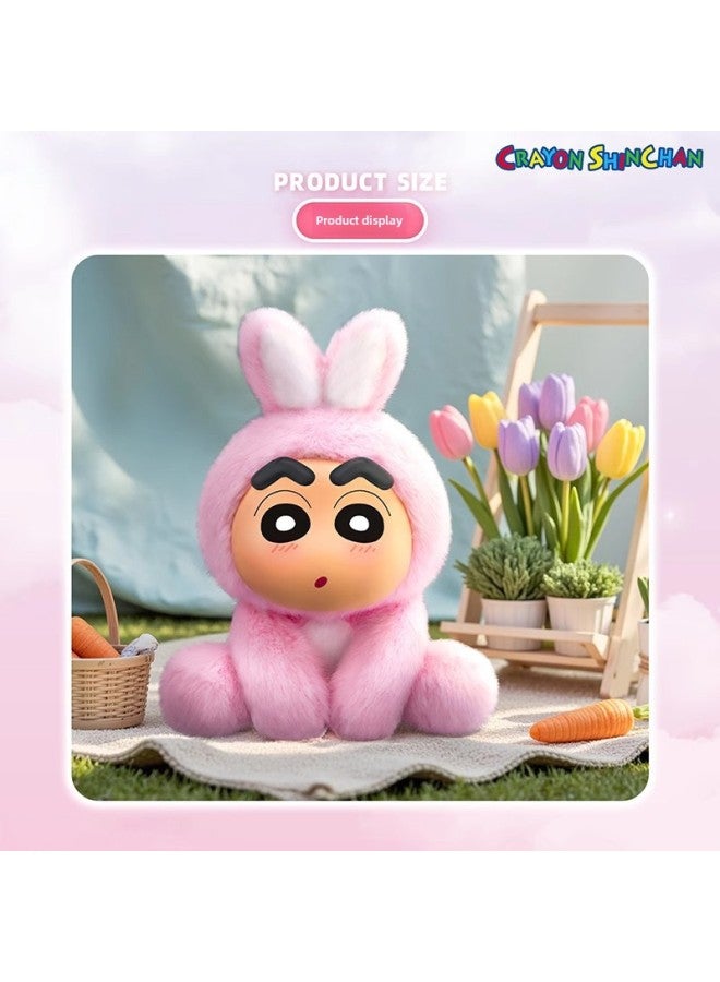 Genuine Crayon Small Sit Party Plush Pendant Blind Box Tide Play Hand Joint Movable Doll Bag Wholesale-Color:Crayon Shin-chan Wild Home Series Magnetic Figure Blind Box 【please Take 6 Photos Of The End Box】 - Image 5