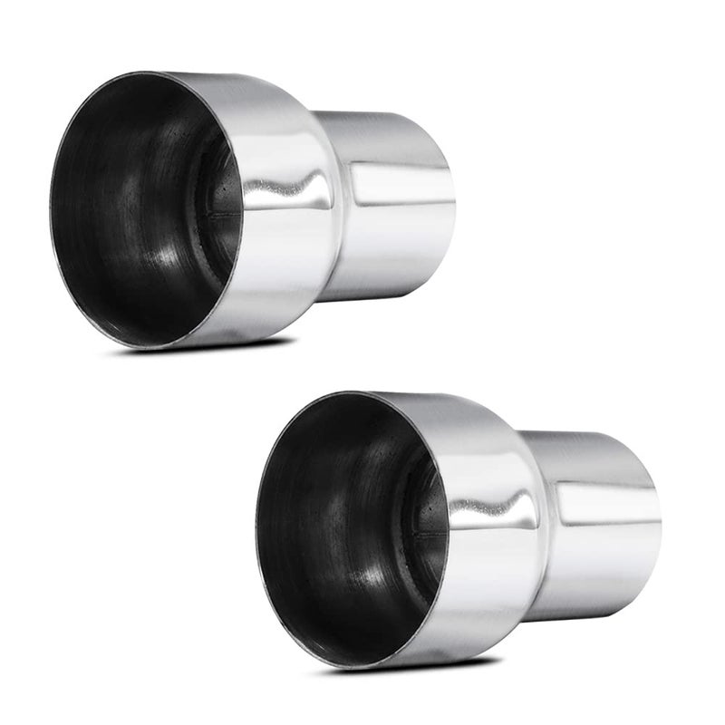 2 PCS Universal 225 ID to 3 OD Exhaust Pipe Adapter Connector Reducer 304 Stainless Steel 225 Inch to 30 Inch 2 14 ID to 30 OD kit