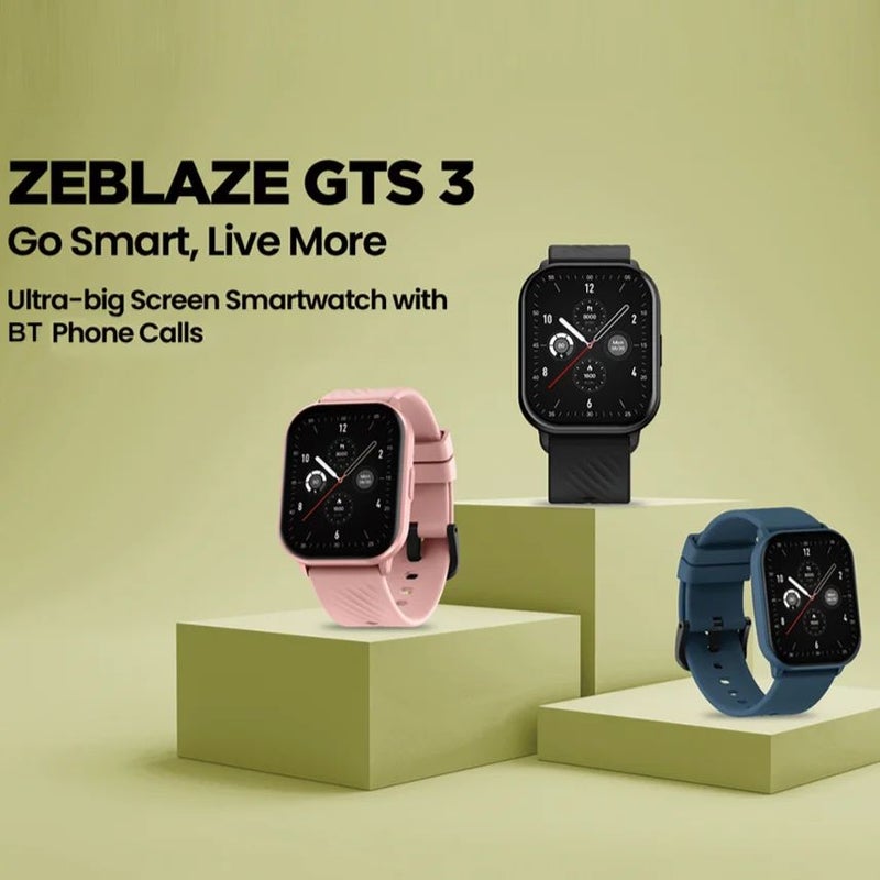 زيبليز ساعة ذكية Zeblaze GTS 3 - أزرق - Image 2