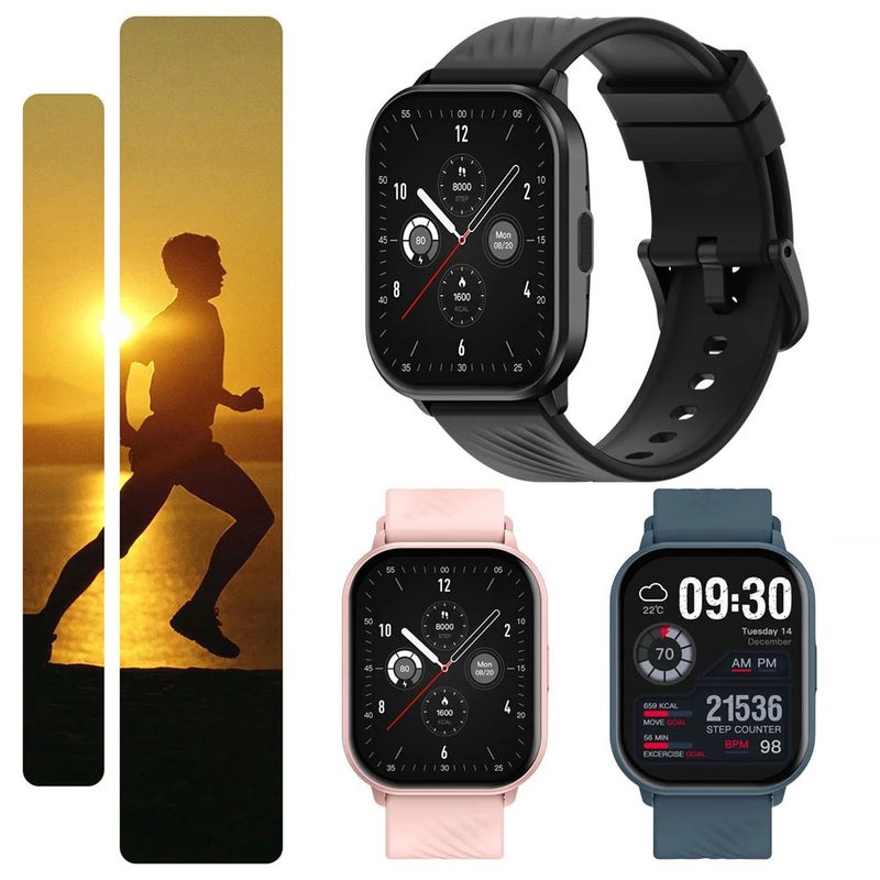 زيبليز ساعة ذكية Zeblaze GTS 3 - أزرق - Image 3