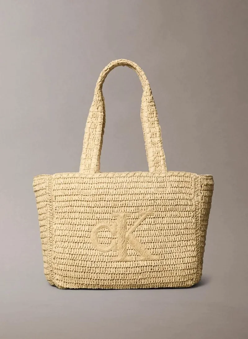 Hand Braided Raffia Tote Bag