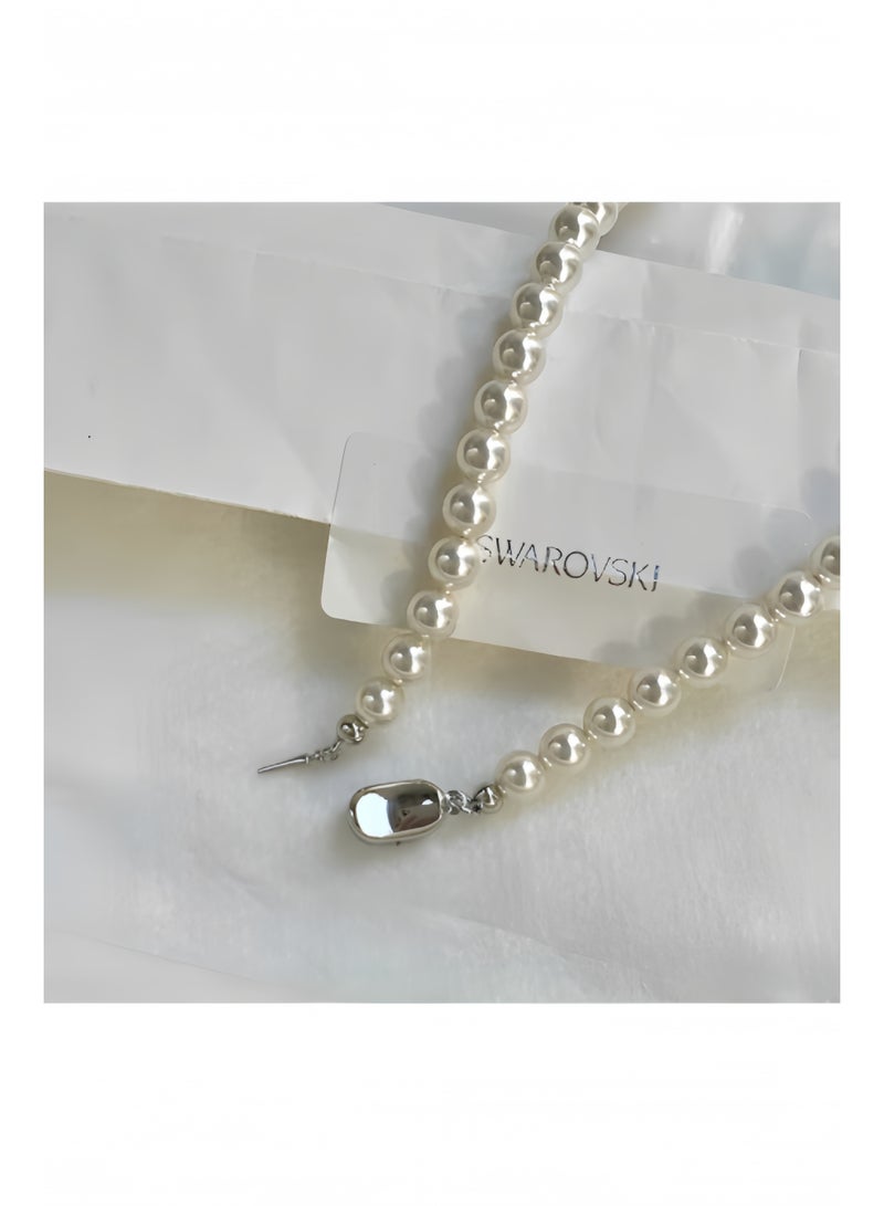 HALAMODO Women's Pearl Necklace High Quality Dainty Pearl Necklace Long Chain Necklaces Jewelry  Gift for Ladies Girls - Image 4