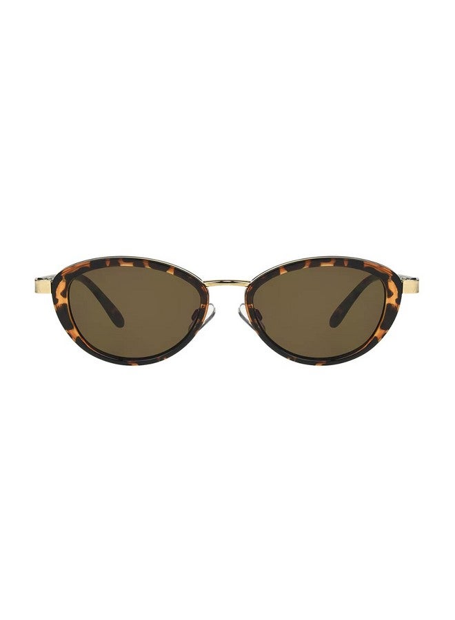 Foster Grant Womens 1920’S Sunglasses, Brown, 51Mm Us  - Image 2