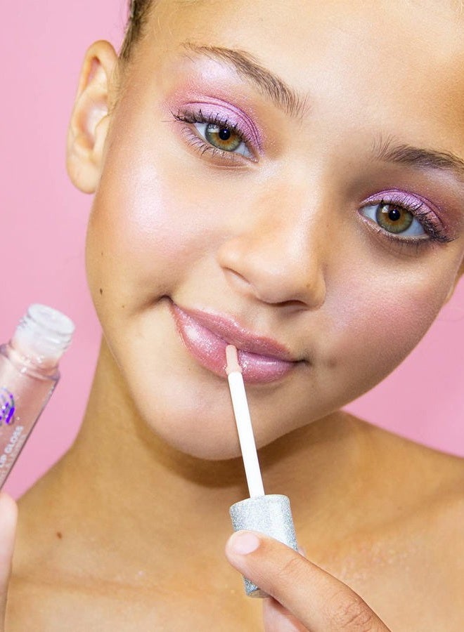 Petite 'N Pretty Petite 'n Pretty Makeup Set for Kids (Gold) - Face & Body Makeup for Kids, Tweens, Teens - Highlighter, Body Shimmer Glitter, Lip Gloss, Makeup Brush, Made in the USA  - Image 3