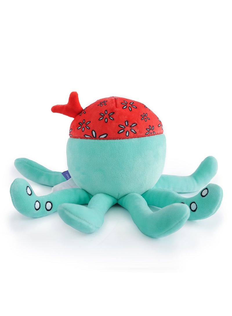 Milk & Moo Sailor Octopus Plush Toy, Cute Super Soft Toys, 27cm, Perfect for Playing and Snuggling, Safe for Children, 100% Polyester - Image 4