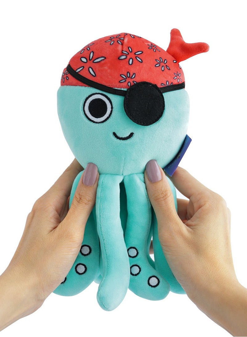 Milk & Moo Sailor Octopus Plush Toy, Cute Super Soft Toys, 27cm, Perfect for Playing and Snuggling, Safe for Children, 100% Polyester - Image 3