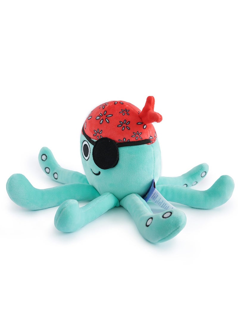 Milk & Moo Sailor Octopus Plush Toy, Cute Super Soft Toys, 27cm, Perfect for Playing and Snuggling, Safe for Children, 100% Polyester - Image 2