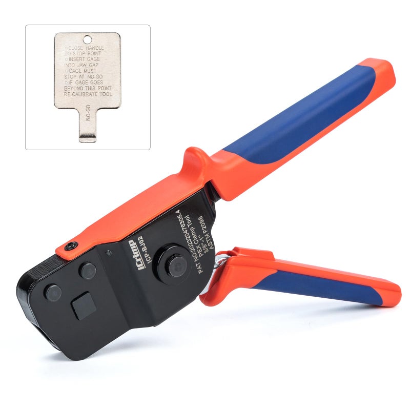 Icrimp Icp-Bj02 Pex Clamp Cinch Tool  One Handed Pex Crimping Tool For Pinching 3/8-In  1/2-In  3/4-In  1-In Pex Clamp Rings  Patented - Image 1