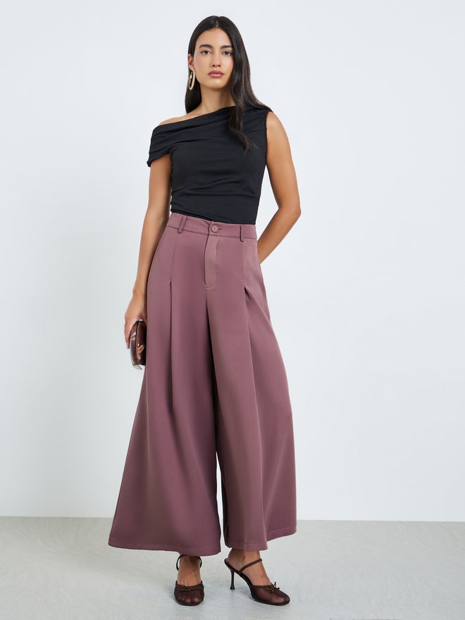 Styli Black Sleeveless Draped Knit Top - Image 2