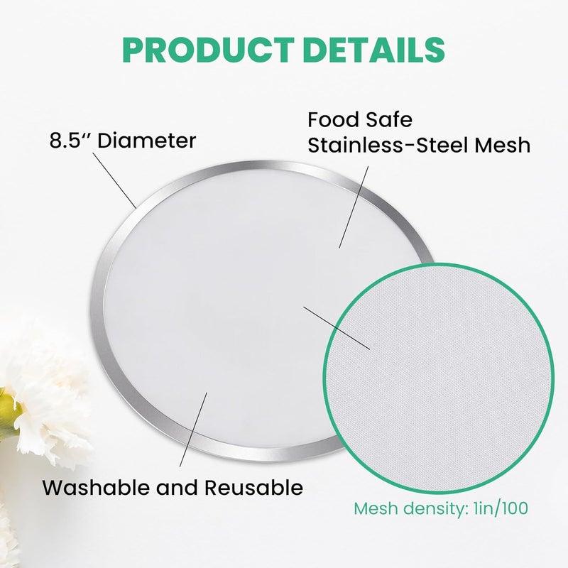 diatomiteco Cookie Stencil Screen, Tool for Cookie Stenciling & Airbrushing, Use on Its Own or with a Cookie Stencil Holder, Cookie Decorating Supplies, Made with Food-Safe Stainless Steel - Image 2
