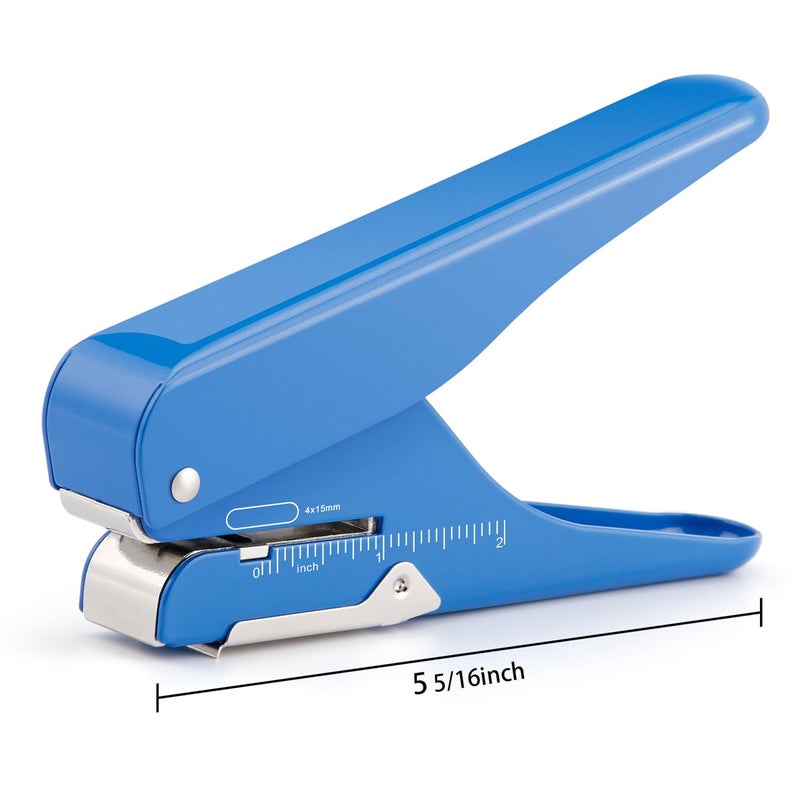 Imlike Handheld Badge Slot Hole Punch: Slot Puncher for PVC ID Card, Business Card, Name Tag and Luggage Tag, 19/32" x 5/32" Hole, All Metal Construction - Image 3