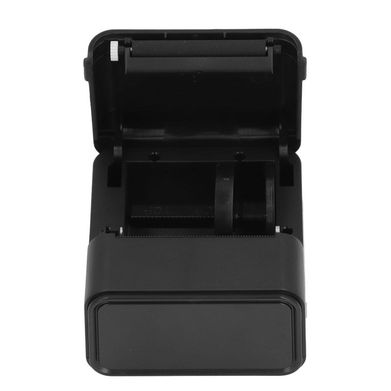 طابعة ملصقات حرارية محمولة صغيرة 203 نقطة في البوصة بلوتوث للأعمال الصغيرة باللون الأسود - Image 3