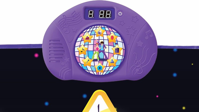 Lexibook Lexibook, Electronic Dance Floor Mat, Illuminated Keys, Built-in Speaker, Purple/Yellow, DM10 - Image 2