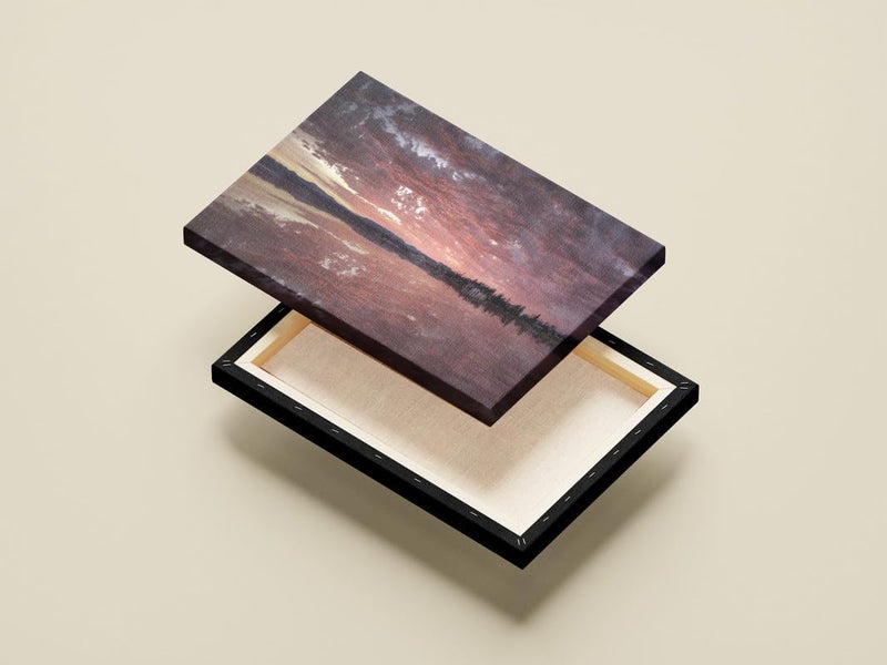 ARS Canvas Abstract Painting Print of Saxe Point Beautiful Landscape Canvas for Office Living Room Bedroom Gifting- Size Available - Image 4