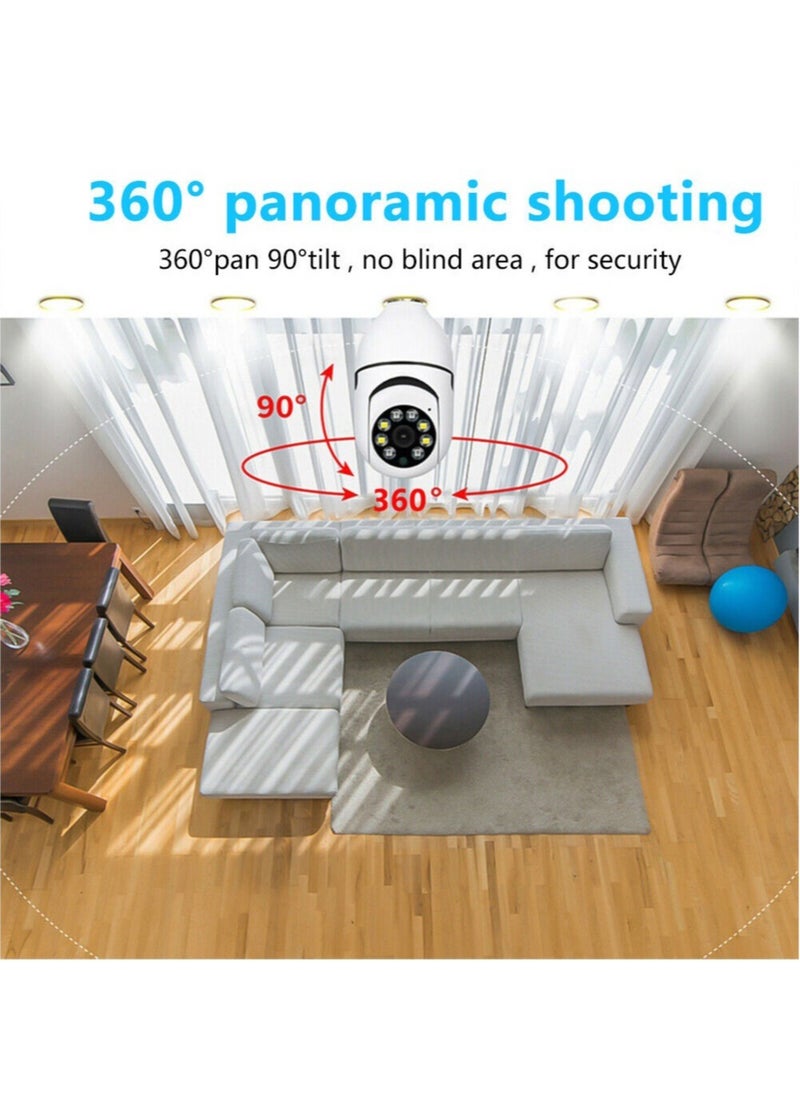 ELTRAZONE 5 PACKS Camara 5G WiFi De Seguridad 360Con Audio Microfono Para Casa y Exterior  - Image 3