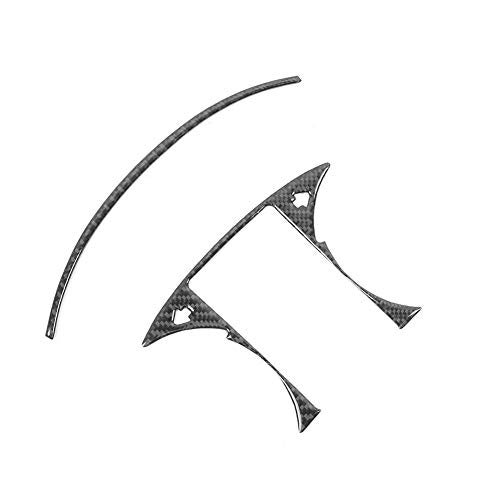 Aramox Console Control Panel Strips, 2Pcs Car Decorative Sticker Frame Cover Trim Fit for Benz C-Class W205 GLC C180 C200L C260L - Image 1