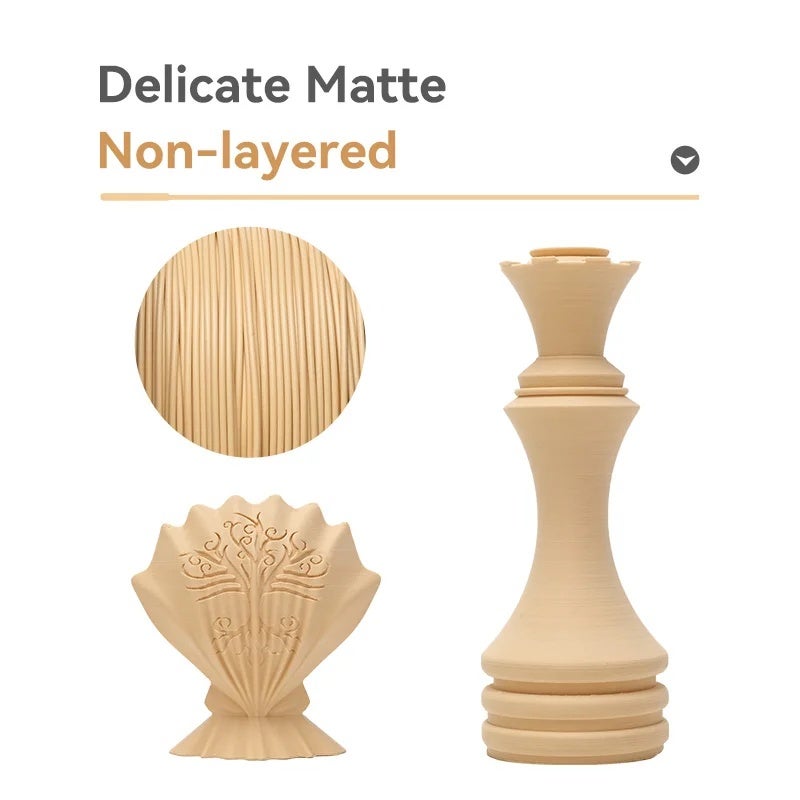 إي صن خيط طباعة PLA بألياف الخشب بقطر 1.75 مم وبكرة 1 كجم لطابعات FDM ثلاثية الأبعاد - Image 5