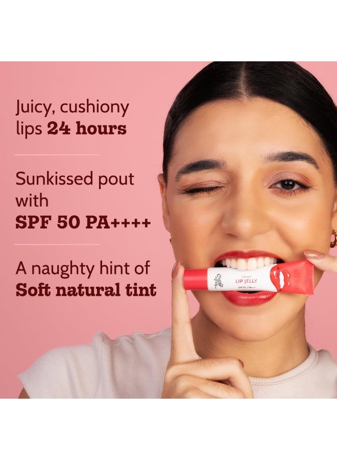 Chemist at Play Cherry Tinted Lip Balm for Dry, Chapped & Pigmented Lips | Gives 24 hours moisturization | SPF 50 PA+++ | Has 2% Kojic Acid, Hyaluronic Acid, ceramides & Peptides | 10gms - Image 3