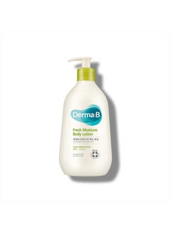 derma b Derma B Fresh Moisture Body Lotion, Intensive Skin Moisturizing, Fast-Absorbing Long-Lasting Scented Body Care, Natural Deodorant Cream, Korean Skincare with Hyaluronic Acid 13.5 Fl Oz, 400ml, Kbeauty  - Image 1