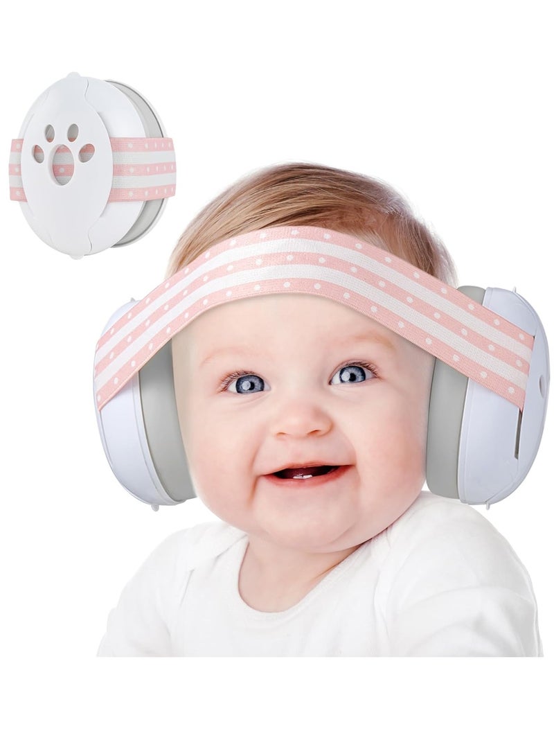 Baby earmuffs provide noise protection for infants and babies under 36 months old - noise cancelling headphones for ear protection, sleep, and travel  - Image 1