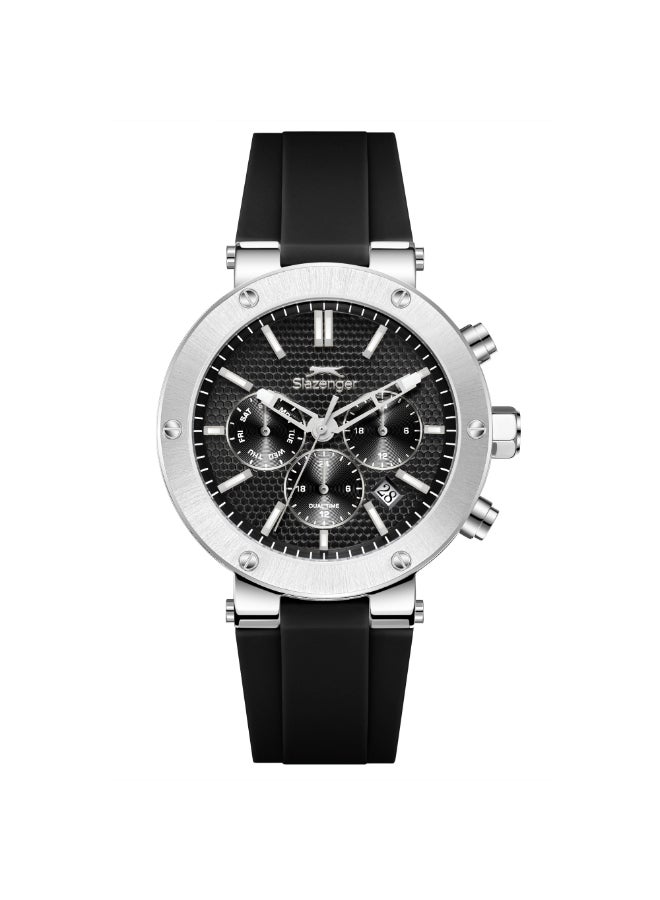 سلازنجر ساعة رجالية متعددة الوظائف من السيليكون ٤٢ مم - Image 1