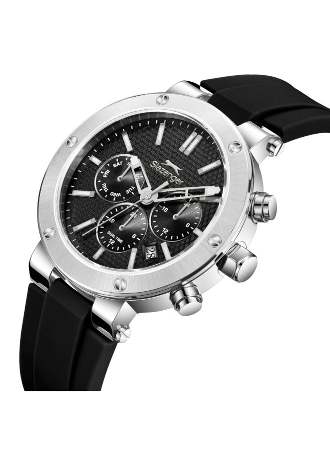 سلازنجر ساعة رجالية متعددة الوظائف من السيليكون ٤٢ مم - Image 5