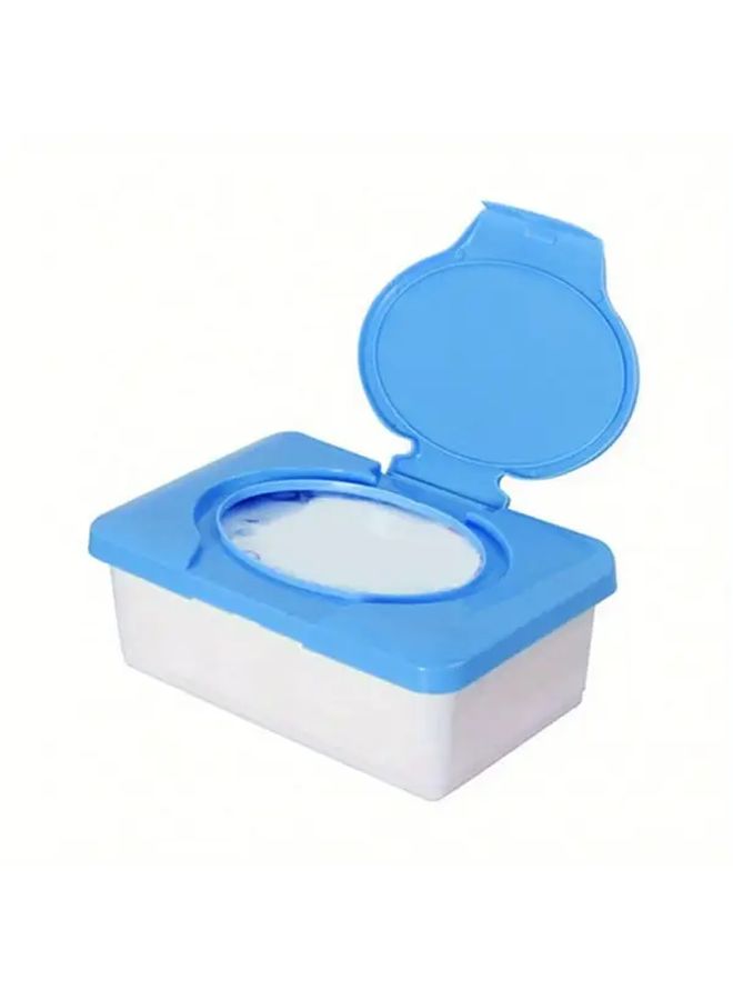 Pink Wet Wipes Storage Box With Lid Holds 80 Wipes Durable Plastic Dispenser Case - Image 4