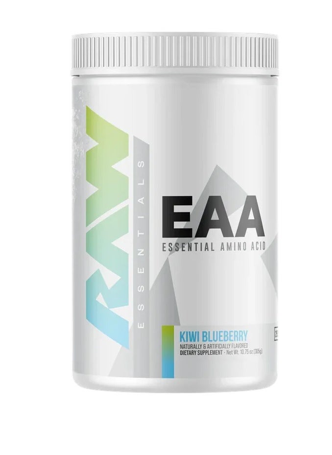 Raw Nutrition RAW EAA Powder - Ultimate Hydration, Kiwi Blueberry Flavor, 25 Servings, 300 Gr  - Image 1