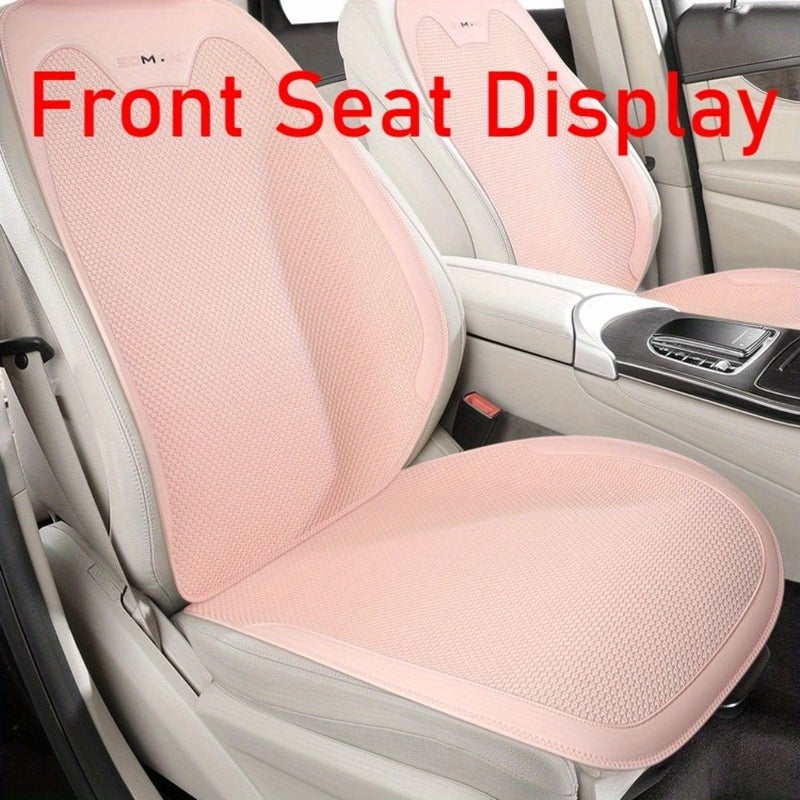 auto car seat cushion single seat backrest black breathable non slip wear resistant comfortable all season for sedan suv interior upgrade - Image 3