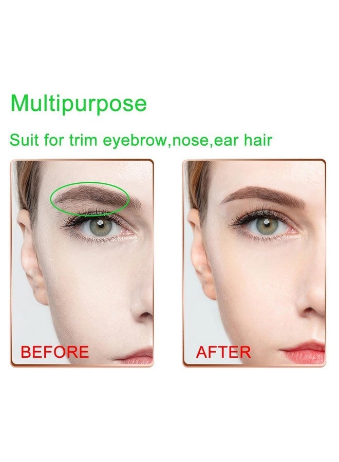 GOMINYUF 4 Pack Replacement Heads Compatible With Flawless Eyebrow Hair Remover Tool For Women, Rose Gold With A Clean Brush - Image 3