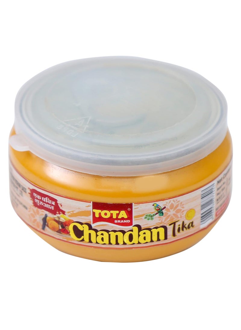 TOTA - TOTA Ayurvedic Chandan Tika | Sandalwood Tilak Paste for Pooja | All Festivals and Occasions - 100 gm. - Image 1