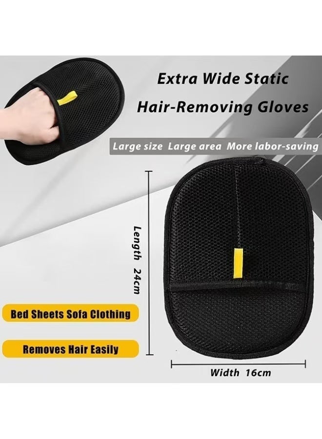 Pet Hair Removal Glove for Cats and Dogs Upgrade Efficient Grooming Gloves for Pet Hair Reusable Cat and Dog Hair Remover for Couch Furniture Carpet Curtain 1PC - Image 4
