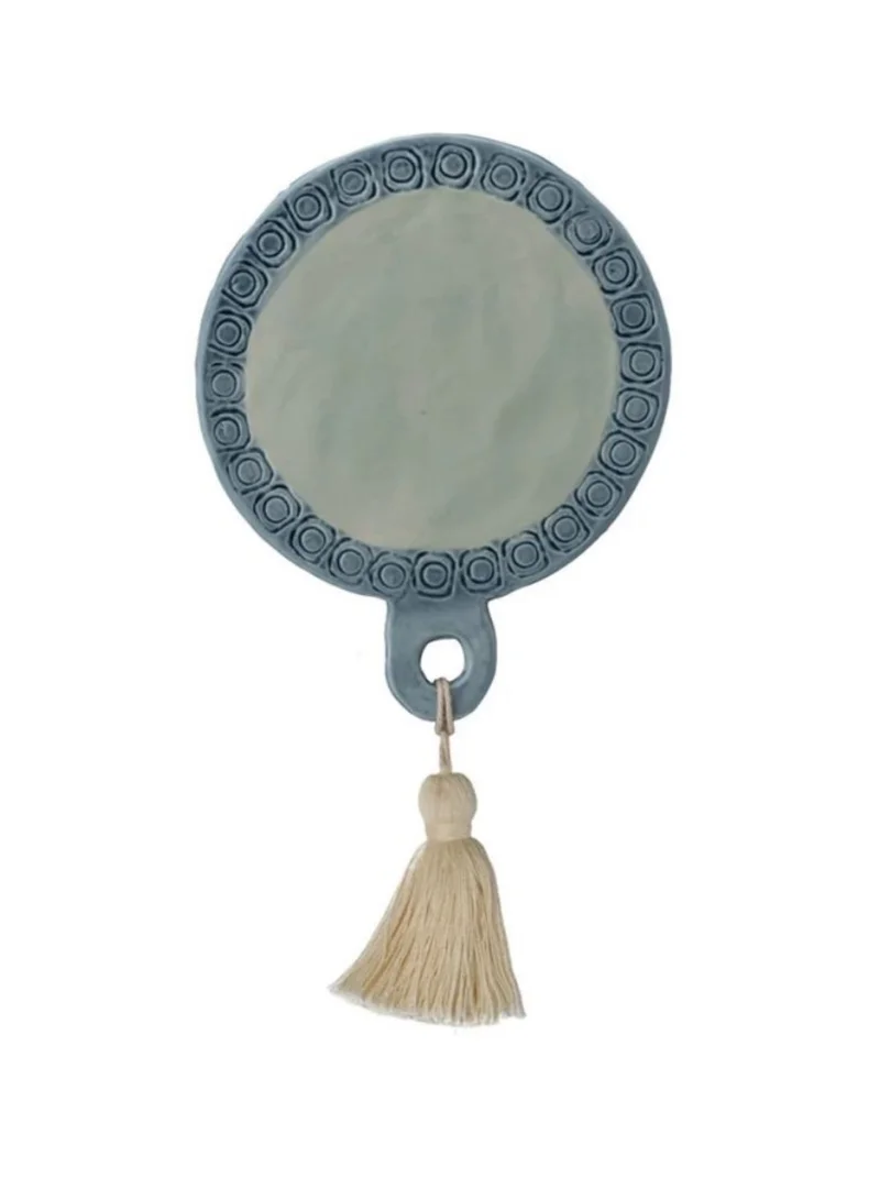 The Saffron Souk Mediterranean Stoneware Serving Platter (Round)