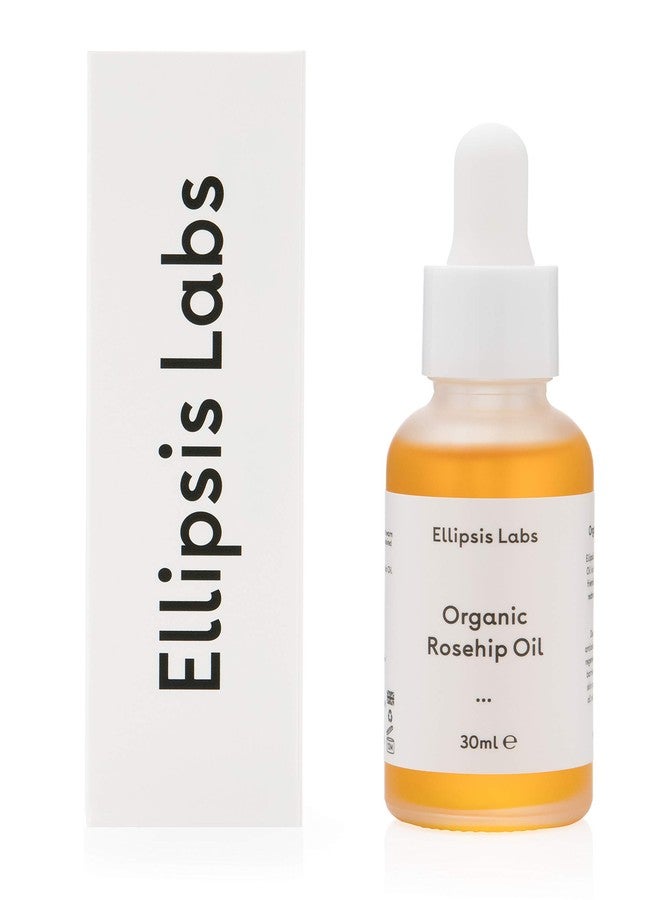 Ellipsis Labs Organic Rosehip Oil by Ellipsis Labs. 100% natural and organic moisturizing oil, works against dry skin conditions for improved skin barrier function. 30ml/1fl.oz - Image 1