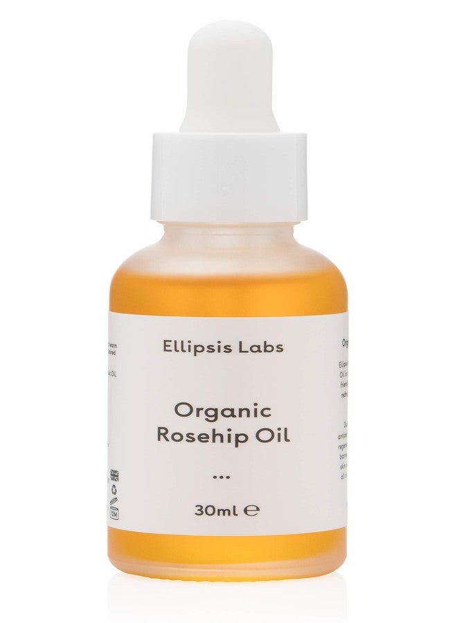 Ellipsis Labs Organic Rosehip Oil by Ellipsis Labs. 100% natural and organic moisturizing oil, works against dry skin conditions for improved skin barrier function. 30ml/1fl.oz - Image 3