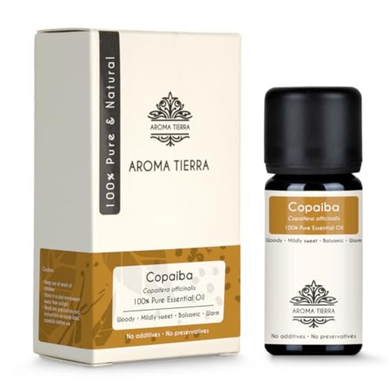 زيت كوبايبا العطري 10 مل 100 نقي من كوبايفيرا أوفيسيناليس الحلو، الخشبي البلسمي للناشر والبشرة والعطور العلاجية - Image 3