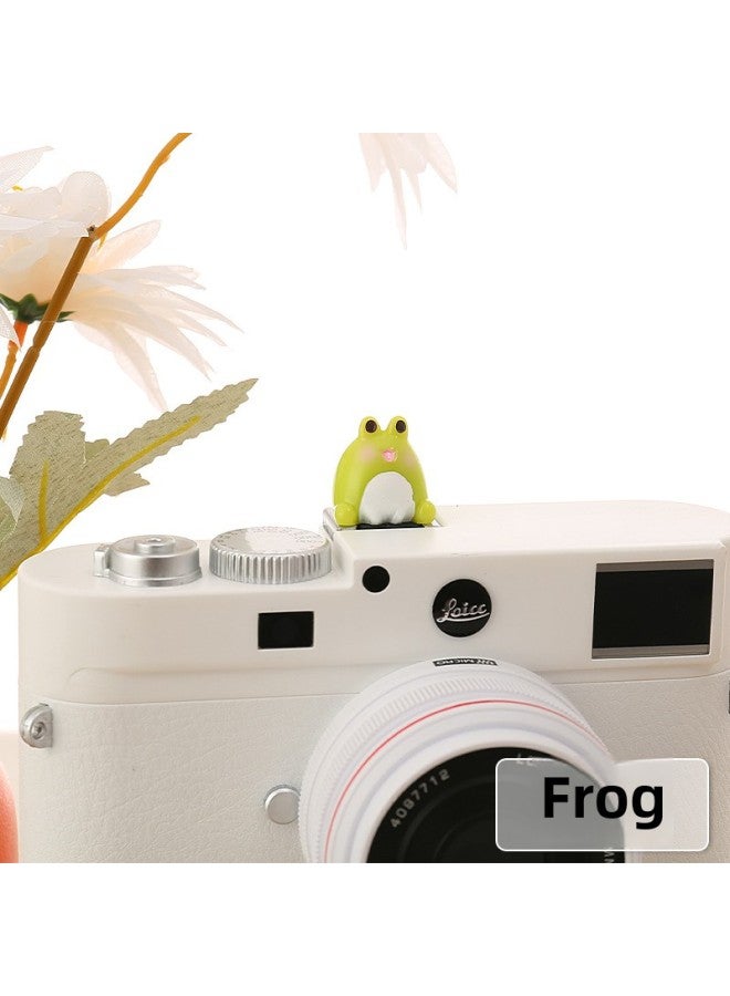 Cartoon Three-dimensional Doll Hot Boots For Canon Sony Fuji Micro SLR Universal Cute Dustproof Protective Cover-Color:Zoo-Frog - Image 1