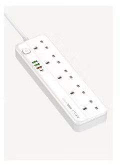 MiLi Smart Timer Power Strip 9in1 with 1 20W USB-C PD 5 AC Outlets and 3 USB Ports 3M  - Image 3