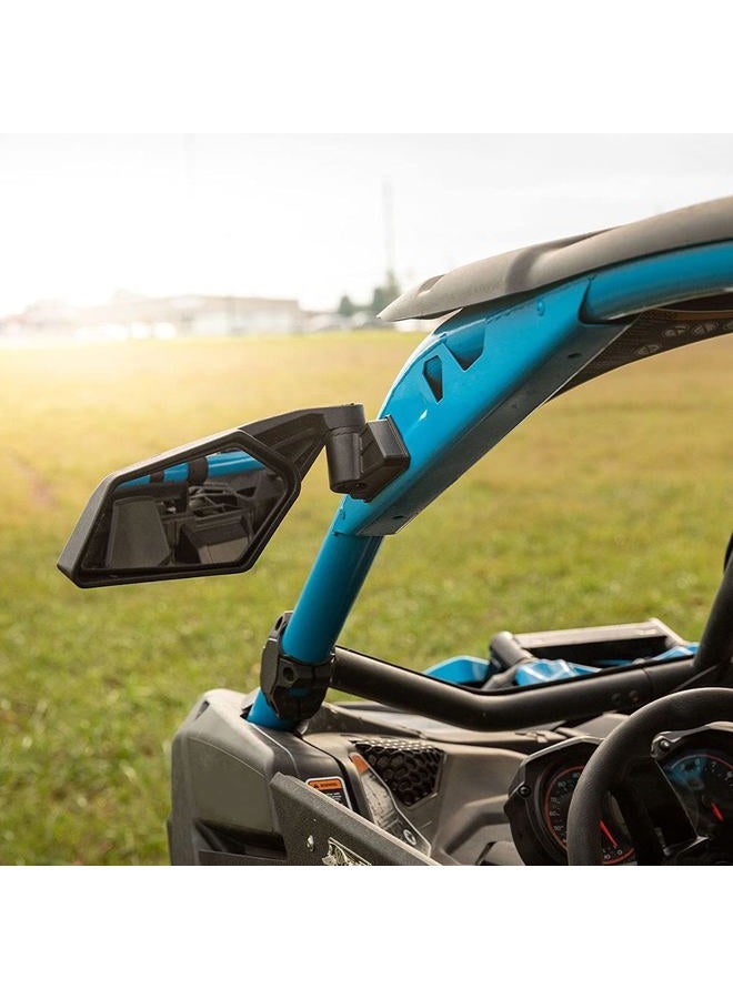 A & UTV PRO Can am X3 Side Mirrors, A & UTV PRO Rear View Mirror for Can am Maverick X3 Max Turbo R 2017 2018 2019 2020, Replace # 715002898 - Image 2
