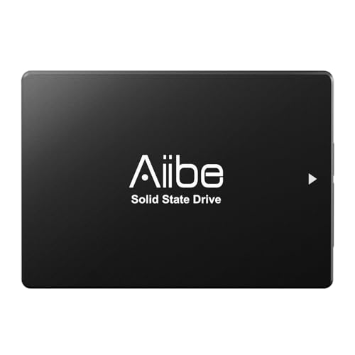 Aiibe 256GB Internal Solid State Drive SATA III SSD 256GB 2.5” SSD Drive Internal Up to 550MB/s for Computer Laptop (Black) - Image 1