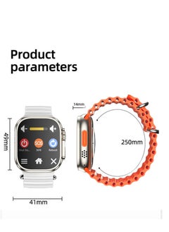 Generic S8 Ultra Max Unisex Smart Watch Series 8 with 2.08 Inch Display Bluetooth Call NFC Waterproof Sport Smartwatch Compatible with Apple and Android  - Image 3