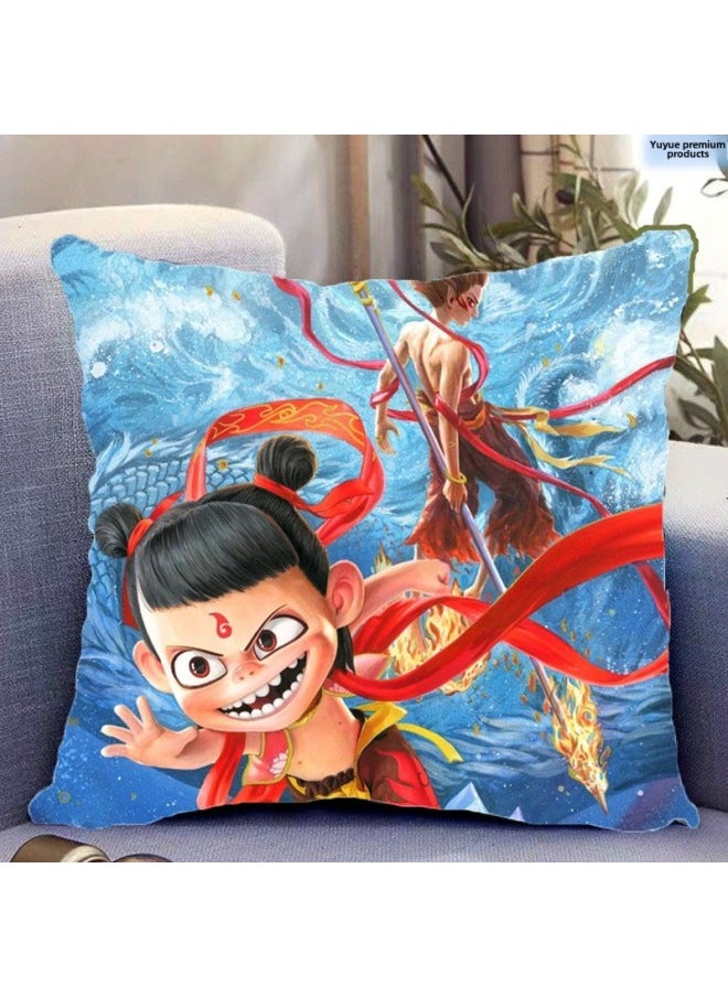 What Kind Of Pillow Around What Kind Of Pillow What Kind Of Magic Boy 2 Sea Ao Bing Ao Guang Ao Leap Shen Male Leopard Animation Gift Can Be-Specifications:14-Color:40*40cm (small Size)-baby Velvet  - Image 1