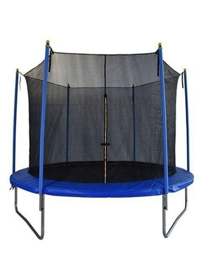 6ft (1.83m) trampoline with heavy duty frame and safety net for a fun and safe time  - Image 2