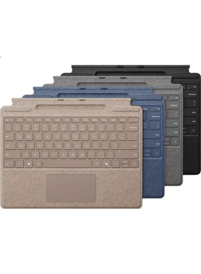 Microsoft Surface Pro 13-Inch Type Cover With Ultra-Thin Touch Pen Slot, Sand Gold (Compatible With Surface Pro 11/9/8 Standalone Device) - Image 1