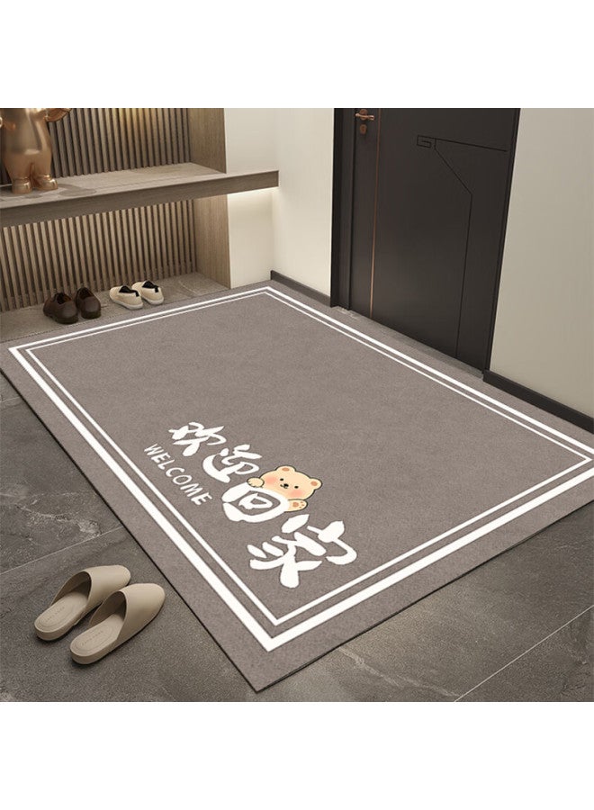 Yishang Entrance Mat, Doorway Doormat, Indoor And Outdoor Foyer Rug, Dirt-resistant Non-slip Washable Mat - Image 4