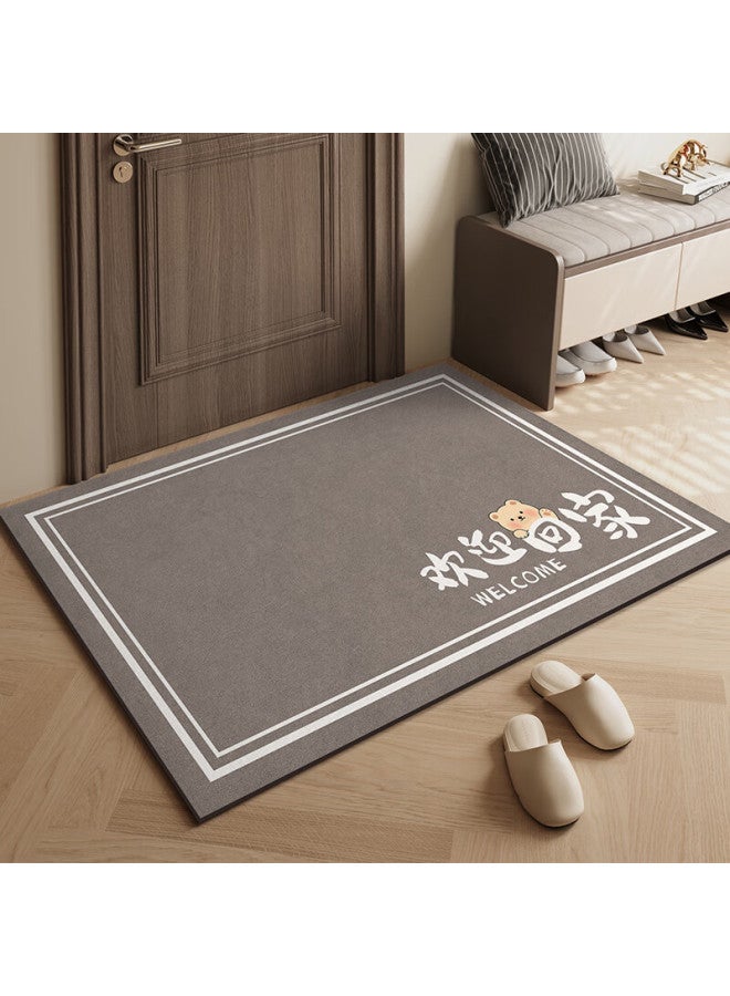 Yishang Entrance Mat, Doorway Doormat, Indoor And Outdoor Foyer Rug, Dirt-resistant Non-slip Washable Mat - Image 2